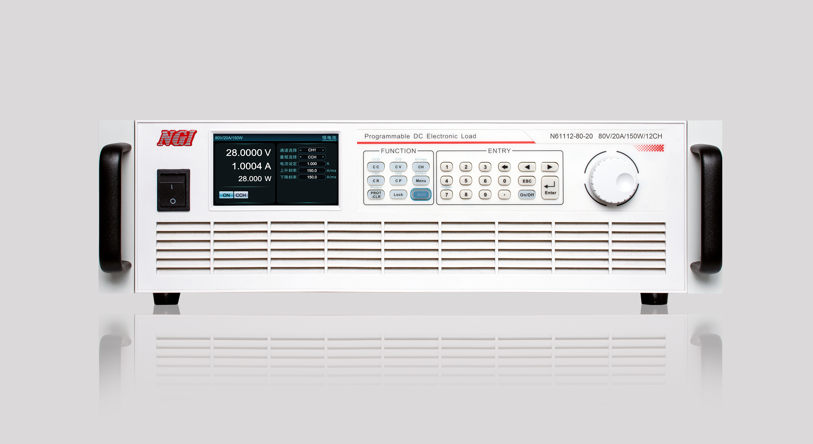 N61112-150-20 多通道高性能直流电子负载 12通道150V 20A 150W