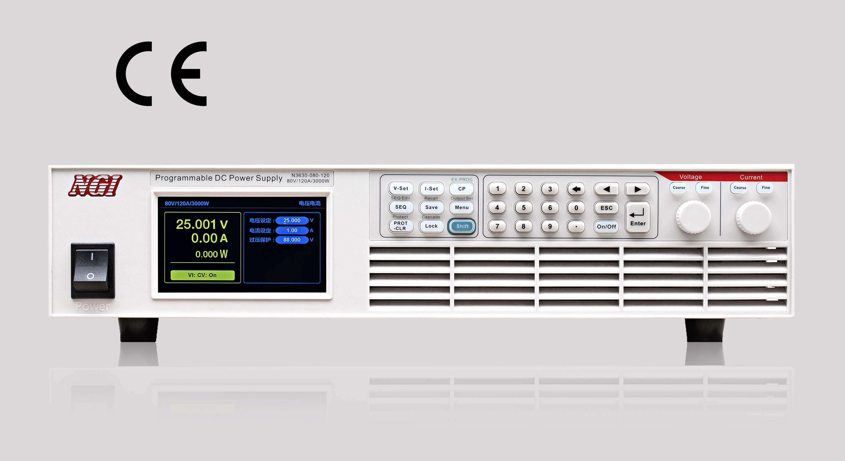 N3618-080-120宽范围可编程直流电源 1通道80V	120A 1,800W