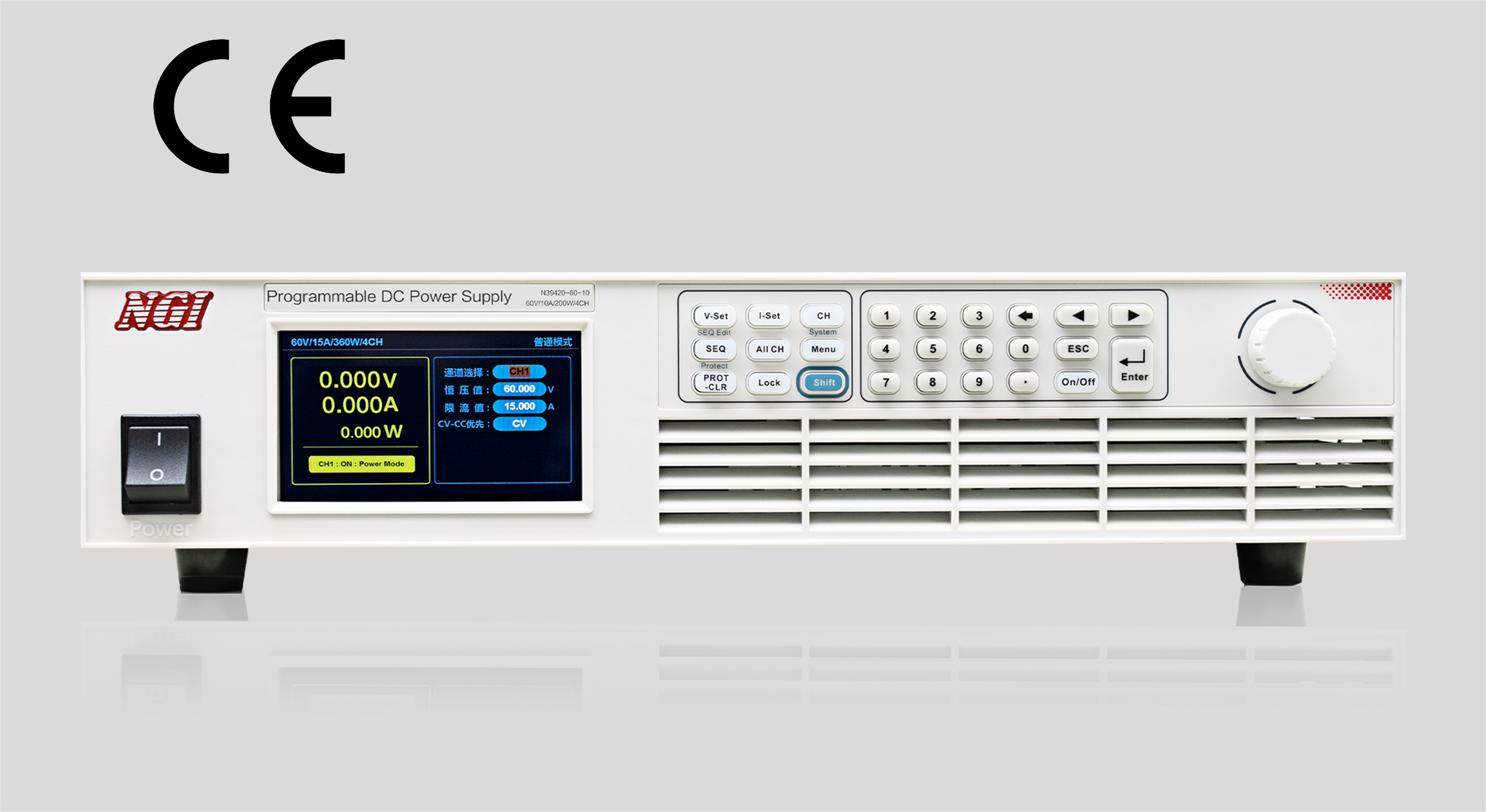 N39460-150-06高精度多通道可编程直流电源4通道150V	6A	600W